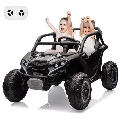 2-Seater Electric Utv For Kids, 24V 4WD Ride-On Car With Remote Control, Battery-Powered Off-Road Toy 7 2-Seater Electric Utv For Kids, 24V 4WD Ride-On Car With Remote Control, Battery-Powered Off-Road Toy - Image 7
