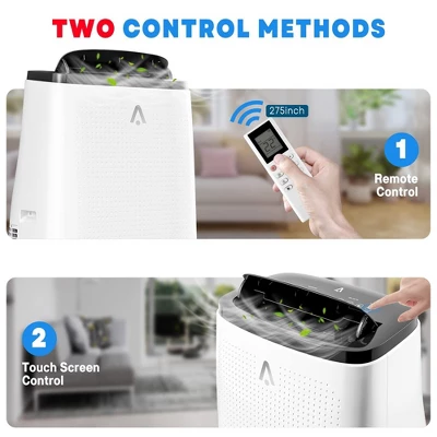 Portable Air Conditioners, 14000BTU Air Cooler With Drying, Fan, Sleep Mode, 3 Speeds, 24H Timer Function, Remote Control, Cools Room Up To 750 Sq. Ft 3 Portable Air Conditioners, 14000BTU Air Cooler With Drying, Fan, Sleep Mode, 3 Speeds, 24H Timer Function, Remote Control, Cools Room Up To 750 Sq. Ft - Image 3
