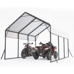 13'x16'x11' Metal Carport, Steel Heavy Duty Carport For All-Weather, Permanent Shelter For Boats, Pickup Trucks, And Tractors, N.W. 500 Lbs 11 13'x16'x11' Metal Carport, Steel Heavy Duty Carport For All-Weather, Permanent Shelter For Boats, Pickup Trucks, And Tractors, N.W. 500 Lbs -Home Decor Store GUEST 5ab84ae0 5ec2 40af 8f2e 14bd30de6380