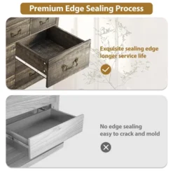 Whizmax Modern Dresser For Bedroom, Dressers & Chests Of Drawers With 9 Wide Drawers, Tall Dresser With Ornately Carved Metal Handles -Home Decor Store GUEST 5bf0c1db 9241 41fe aa1e a654aad3c3fe