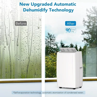 14000btus Portable Air Conditioner 3-in-1 With Remote Control And LED Display 1 14000btus Portable Air Conditioner 3-in-1 With Remote Control And LED Display