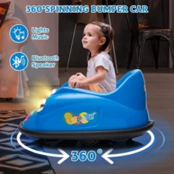 Ride On Electric Bumper Car For Kids & Toddlers, 12V Battery Car For Kids W/Parent Remote 12 Ride On Electric Bumper Car For Kids & Toddlers, 12V Battery Car For Kids W/Parent Remote -Home Decor Store GUEST 5ce76082 c57f 40ce 94dc b8fb42054ac7
