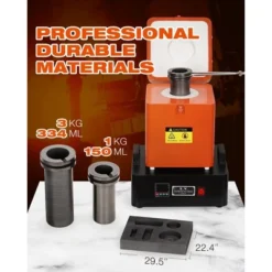 Whizmax Square 1 + 3 KG Molten Gold Furnace For Molten Metal -Home Decor Store GUEST 627d1638 e43b 4090 8dfc 2b513b993815