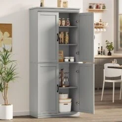 Pantry Cabinet, Freestanding Kitchen Pantry Storage Cabinet,70" Cupboard, Tall Storage Cabinet -Home Decor Store GUEST 63c51d1a 4df4 4bdc a76b 7b30c9f9a587
