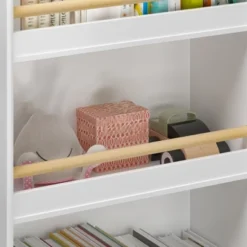 Kids Bookshelf, 3-Tier Bookcase, Book Organizer, Bookshelf Toy Storage Cabinet Organizer For Children's Room, Playroom, Nursery White -Home Decor Store GUEST 650e42d5 1715 4649 acc2 fda5670d71fe