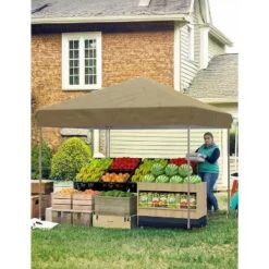 10'x10' Pop Up Canopy Tent, Easy To Set Up And Take Down, Waterproof UV For Farmer Market, Party, Event, Patio -Home Decor Store GUEST 66061a36 9d5d 41a0 a337 e5b448949391