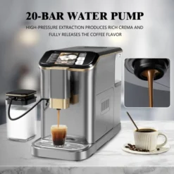 Super Automatic Espresso Machine 20 Bar High Pressure For Latte Espresso And Cappuccino, Stainless Steel Conical Burr Grinder 14 Super Automatic Espresso Machine 20 Bar High Pressure For Latte Espresso And Cappuccino, Stainless Steel Conical Burr Grinder -Home Decor Store GUEST 68c7a20d e719 4d91 a295 2c8f01cb6ac6