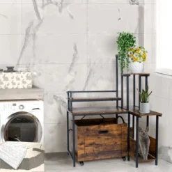 2025 Hidden Litter Box Furniture - Cat Litter Box Enclosure With Flower Stand, Pull-Out Tray, And Corner Design -Home Decor Store GUEST 6a0f5d26 285e 4e12 a29e 6b76621565e8