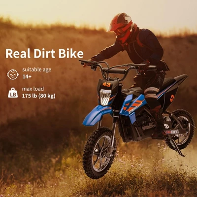 36V Kids Ride On Dirt Bike,15.5MPH Fast Speed Electric Battery-Powered Off-Road Motorcycle 6 36V Kids Ride On Dirt Bike,15.5MPH Fast Speed Electric Battery-Powered Off-Road Motorcycle - Image 6