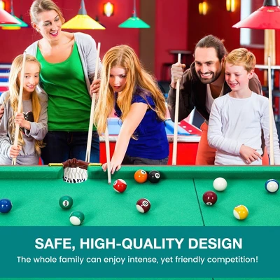55-inch Folding Billiard - Portable Pool Table, Billiard Game Table With 2 Cue Sticks 16 Balls Triangle Chalk For Kids And Adults 6 55-inch Folding Billiard - Portable Pool Table, Billiard Game Table With 2 Cue Sticks 16 Balls Triangle Chalk For Kids And Adults - Image 6