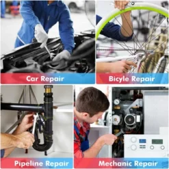 14-Piece Ratchet Wrench Set With Flexible Head – 8-16mm & 5/16-11/16 Inch, 72 Teeth Chrome Vanadium Steel Spanners With Roll-Up Storage Bag -Home Decor Store GUEST 6f109b03 d480 4daa 99db 0f019c8d2409