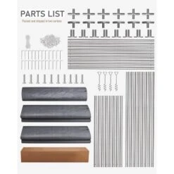 10x20FT Heavy-Duty Portable Carport With Roll-Up Ventilated Windows, All-Season Waterproof, UV-Resistant Canopy For Trucks And Boats - Grey -Home Decor Store GUEST 719c6d3c b12b 437c a9e6 5797ebe94ae4