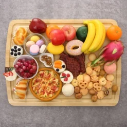 24 X 18 In Extra Large Organic Bamboo Cutting Board,Meal Prep & Serving Wooden Cutting Board -Home Decor Store GUEST 744c9101 445e 4fa5 9901 a767a0b16ce1