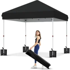 10x10ft Pop Up Outdoor Canopy,3 Adjustable Height UV Protection For Camping,Parties,Outdoor Events -Home Decor Store GUEST 74e11e67 2fd8 490e 8404 926ce15c9f6a 1