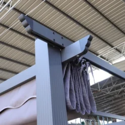 Outdoor Retractable Pergola, Patio Sunshelter Pergolas With Canopy, 13'x10' Aluminum Frame Rain-Proof Pavilion For Gardens, Terraces, Backyard -Home Decor Store GUEST 7520e280 901b 4e72 9a1a a626e1d4c69b