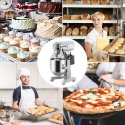 10Qt Commercial Food Mixer, 600W Commercial Stand Mixer With 3 Speeds Adjustable &3 Mixer Attachments -Home Decor Store GUEST 76fd547e 7cca 4f80 80eb adcf6d83cec6