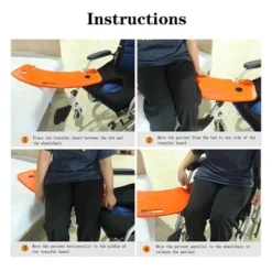 Slide Transfer Board, Slide Board With Fixing Ports, Slide Assist Device 330 Lbs For Transferring Patient Or Handicap From Wheelchair To Bed Couch -Home Decor Store GUEST 7880c156 e74a 4492 bae3 6ea7bf2bb331