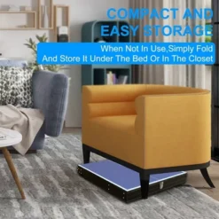 Midsize Ping Pong Table Set, 4.5ft Table Tennis Table With Net, Table Tennis Game Set With 2 Table Tennis Paddles & 3 Ping Pong Balls, PingPong Table -Home Decor Store GUEST 792931e2 87f2 4851 bae1 d414f166d90c