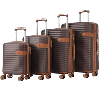 4 Piece Luggage Set Suitcase Set, ABS Hard Shell Lightweight Expandable Travel Luggage With 4 Packing Cubes, TSA Lock, Spinner Wheels For Men Women 9 4 Piece Luggage Set Suitcase Set, ABS Hard Shell Lightweight Expandable Travel Luggage With 4 Packing Cubes, TSA Lock, Spinner Wheels For Men Women - Image 9