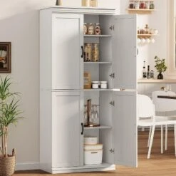Pantry Cabinet, Freestanding Kitchen Pantry Storage Cabinet,70" Cupboard, Tall Storage Cabinet -Home Decor Store GUEST 7d9c816b 455c 4f9f a630 7750b54847a0