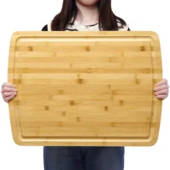 24 X 18 In Extra Large Organic Bamboo Cutting Board,Meal Prep & Serving Wooden Cutting Board -Home Decor Store GUEST 7da57738 e6c6 45cb 96e9 0085c341532c