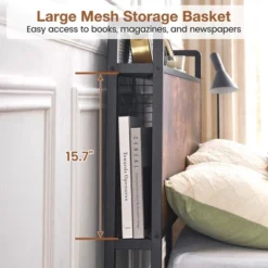 Full Queen Bed Frame With Storage Drawers And Charging Station, LED Light Bed With Storage Headboard, Platform Bed With Strong Wood Slats Support 14 Full Queen Bed Frame With Storage Drawers And Charging Station, LED Light Bed With Storage Headboard, Platform Bed With Strong Wood Slats Support -Home Decor Store GUEST 7df4f0e2 7e69 430d 89ec aee4d2fb63c1