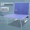 Fitness Table Tennis Table Can Be Folded, Which Is Suitable For Family Gatherings, Indoor And Outdoor Competitions And Entertainment