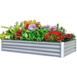 Land Guard Galvanized Raised Garden Bed Kit, Outdoor Metal Raised Garden Beds, Galvanized Planter Raised Garden Boxes For Vegetables 17 Land Guard Galvanized Raised Garden Bed Kit, Outdoor Metal Raised Garden Beds, Galvanized Planter Raised Garden Boxes For Vegetables -Home Decor Store GUEST 8124ecd7 a224 41b1 8f10 21906e4230fc