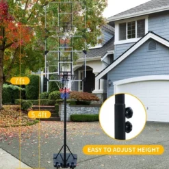 Portable Basketball Hoop, 5.6FT To 7FT Height Adjustable,Portable Basketball Hoop Goal System, Poolside Basketball Hoop,32 In Shatterproof Backboard -Home Decor Store GUEST 820db53d b99e 4e4e b857 6481d5bab7b6
