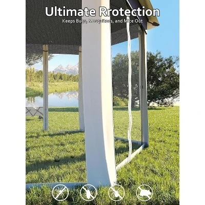 10x10 FT Pop Up Canopy Tent, Gazebo With Mosquito Netting, Adjustable Height Outdoor Gazebo 5 10x10 FT Pop Up Canopy Tent, Gazebo With Mosquito Netting, Adjustable Height Outdoor Gazebo - Image 5