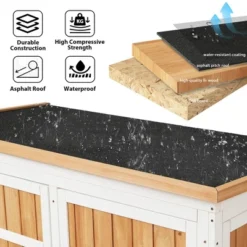 Outdoor Storage Shed, Sheds & Outdoor Storage With Waterproof Roof, 7 Different-size Compartments, Hooks Storage Shed Large -Home Decor Store GUEST 88ceb9e3 4006 409e 8d31 48d27d984762