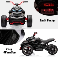 Kids Ride On Electric ATV For Kids With 3 Wheelers, 12V Battery Powered Car -Home Decor Store GUEST 8cde107d fdf9 48e4 85a9 ad34011413c9