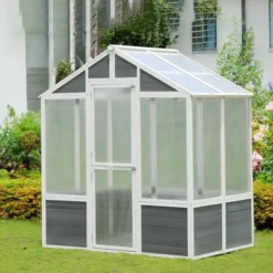 76''x48''x86'' Greenhouse With Front Entry Door Outdoor Walk-in Winter Gardening Greenhouse Garden Shed For Patio Backyard Lawn -Home Decor Store GUEST 8d855893 da71 4924 8fb1 068e52c097ac