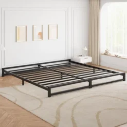 Whizmax 6 Inch Twin Size Bed Frame Heavy Duty Metal Platform Bed Frame, Steel Slats Support And Mattress Foundation, No Box Spring Needed, Black -Home Decor Store GUEST 8dc1269a 59dd 42e5 9e92 847daf6fa685