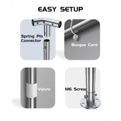 10x20FT Heavy-Duty Portable Carport With Roll-Up Ventilated Windows, All-Season Waterproof, UV-Resistant Canopy For Trucks And Boats - Grey -Home Decor Store GUEST 91c18648 3b43 4071 acce 34d88809b5b6 1