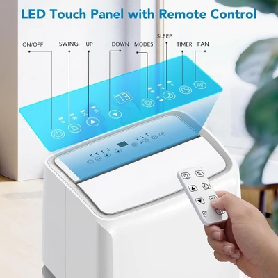 14000btus Portable Air Conditioner 3-in-1 With Remote Control And LED Display 7 14000btus Portable Air Conditioner 3-in-1 With Remote Control And LED Display - Image 7