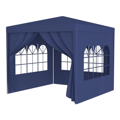 10'x10' Party Tent Commercial Gazebo Tent With 4 Removable Wall Window Zipper Door Portable Canopy Tent For Outdoor Event Wedding Party Bench 2 10'x10' Party Tent Commercial Gazebo Tent With 4 Removable Wall Window Zipper Door Portable Canopy Tent For Outdoor Event Wedding Party Bench - Image 2