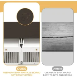 Dog Furniture Crate, 47" Large Dog Crate Furniture W/ 2 Storage Draws & Removable Divider For Large/Medium/Small Dogs -Home Decor Store GUEST 9ec8834b b5d4 4708 a679 177ed4c62613