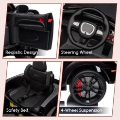 12V Ride On Car, Licensed Dodge Challenger Kids' Electric Car, Battery Powered Electric Vehicle With Remote Control -Home Decor Store GUEST 9f28bece 5d06 41dd abda 26670a873cae