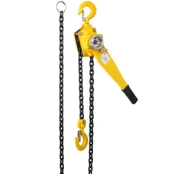 Lever Chain Hoist 3 Ton 6600LBS Capacity 20 FT Chain Come Along With Ergonomic Rubber Handle, Heavy Duty Hooks Ratchet Lever Chain Hoist Lift Puller