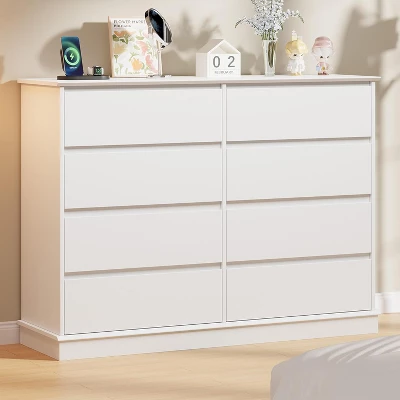 8 Drawer Dressers For Bedroom, Chest Of Drawers With Deep Drawers, Large Double Dresser For Closet With Wide Top 9 8 Drawer Dressers For Bedroom, Chest Of Drawers With Deep Drawers, Large Double Dresser For Closet With Wide Top - Image 9