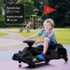 24V Kids Ride On Drifting Car With 180W Brushless Motor, Electric Drift Go-Kart Fast Speed Electric Vehicle