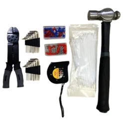 Whizmax 3Drawer Metal Toolbox With Ball-Bearing Drawer Slides- Portable Tool Chest Organizer With Tools Set(Black+Red) -Home Decor Store GUEST aa762c15 fd9a 420a b76c b760244beb8f