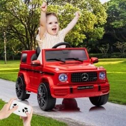 12V Kids Ride On Car, Patikuin Licensed Mercedes Benz G63 Car For Kids W/Remote Control -Home Decor Store GUEST ab0d85d8 aadd 456b a898 899780d04a11