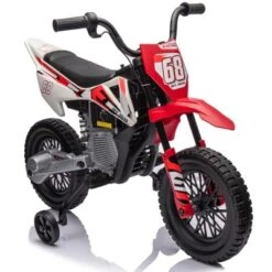 12V Electric Dirt Bike, Kids Electric Motorcycle With 25W*2 Motor, Twist Grip Throttle, Training Wheels, Spring Suspension -Home Decor Store GUEST ab586eda 9142 47bd a6ed 6d3b41812e17