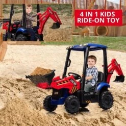 12V JCB Ride On Excavator, 4 In 1 Kids Excavator Ride On Toy With Remote Control -Home Decor Store GUEST b42d13dd 68a4 4df7 ab06 e7b360055cce