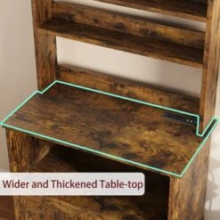 Microwave Stand Bakers Rack Cabinet, Farmhouse Wooden Storage Cabinet With Power Outlet With Thickened Counter 16 Microwave Stand Bakers Rack Cabinet, Farmhouse Wooden Storage Cabinet With Power Outlet With Thickened Counter -Home Decor Store GUEST ba7dd489 9614 4422 ba4c 34a17c3d2b1f