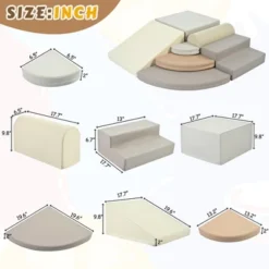7pcs Soft Foam Climbing Blocks For Toddlers, Soft Climb & Crawl Playset Indoor, Soft Play Equipment For Kids, Babies Active Play Structure -Home Decor Store GUEST bc453890 6069 45dc a977 16d026ca03e6