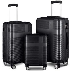 Luggage Sets, 3 Piece Luggage Expandable Suitcase Set, Carry Hardshell 4-Wheel Spinner Luggage W/TSA Lock, Clearance Suitcase Sets (20"/24"/28") -Home Decor Store GUEST bce5ebc4 f906 4e3d 9151 9adb1f7343ed
