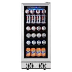 Beverage Refrigerator And Cooler, 96 Cans Built-in Or Freestanding Beverage Cooler With Glass Door -Home Decor Store GUEST bd63cb9b 54a2 42d9 ac1b 0f1f4b48dea4